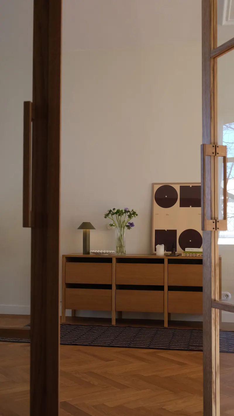 Hübsch Forma Sideboard in Naturfarben, 150 × 40 × H 65 cm, Ansicht 13