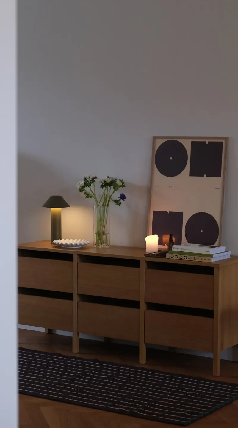 Hübsch Forma Sideboard in Naturfarben, 150 × 40 × H 65 cm, Ansicht 15
