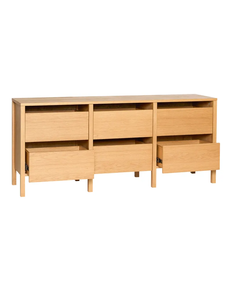 Hübsch Forma Sideboard in Naturfarben, 150 × 40 × H 65 cm, Ansicht 4