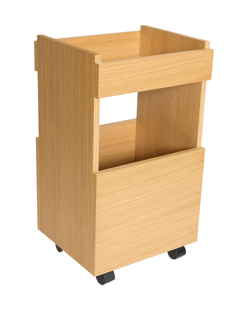 Hübsch Forma Servierwagen in Naturfarben, 40 × 35 × H 70 cm, Ansicht 2
