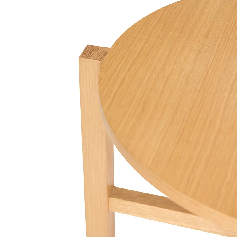 Hübsch Four Couchtisch in Naturfarben, Ø 68 × H 42 cm und Ø 48 × H 55 cm, Ansicht 4