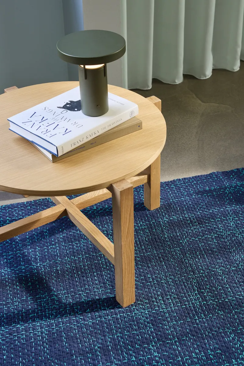 Hübsch Four Couchtisch in Naturfarben, Ø 68 × H 42 cm und Ø 48 × H 55 cm, Ansicht 6