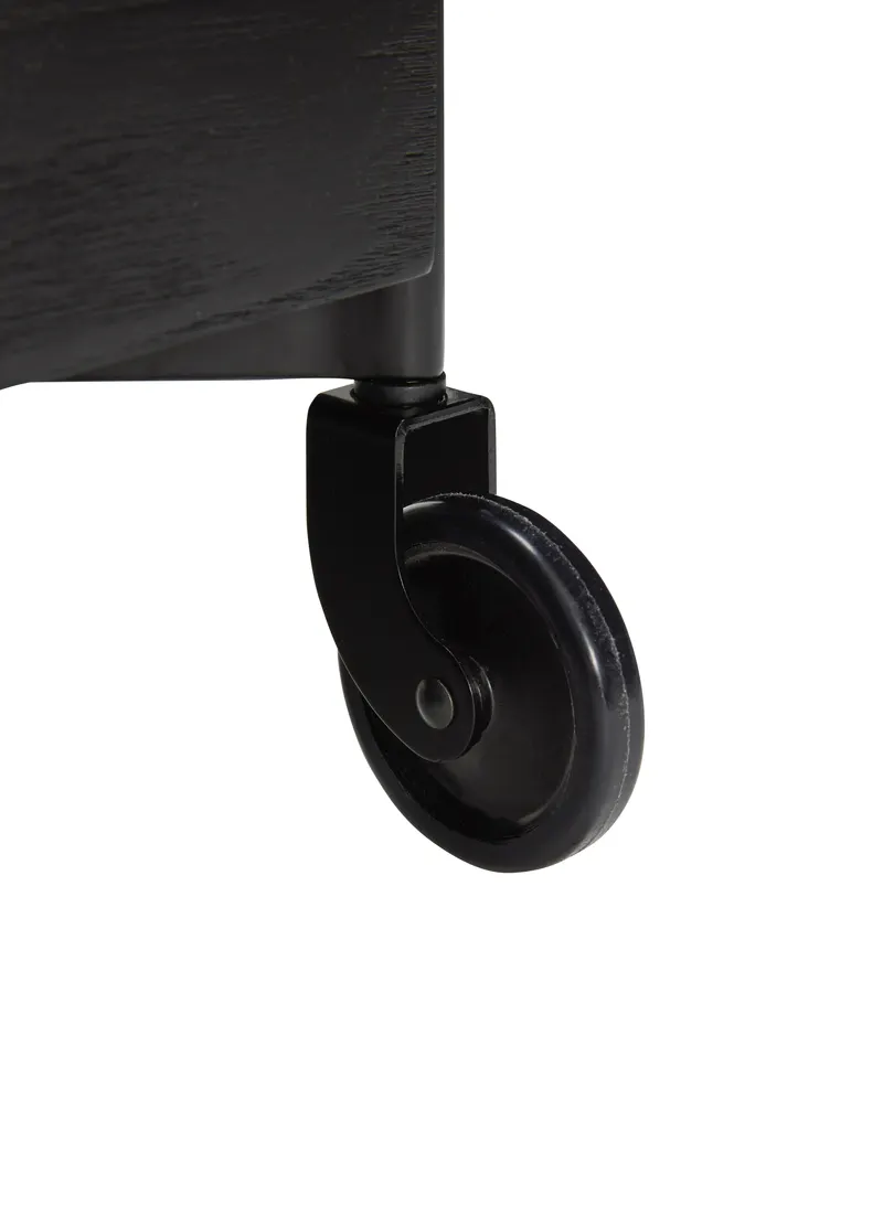 Hübsch Fresh Servierwagen in Schwarz, 42 × 40 × H 70 cm, Ansicht 3