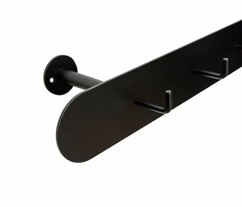 Hübsch Hack Garderobe in Schwarz, 80 × 17,5 × H 7 cm, Ansicht 2