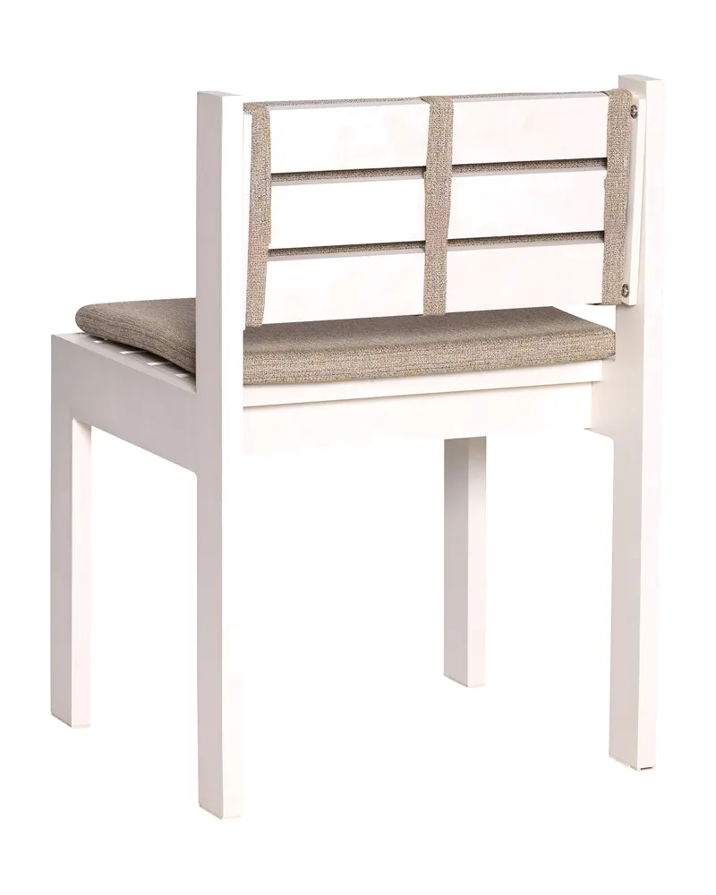Hübsch Haus Esszimmerstuhl in Beige und Sandfarben, 55 × 51 × H 81 cm, Ansicht 2