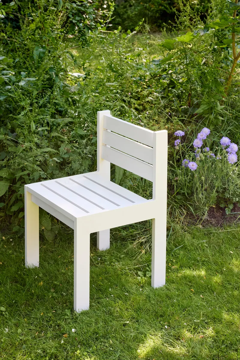 Hübsch Haus Esszimmerstuhl in Beige und Sandfarben, 55 × 51 × H 81 cm, Ansicht 5