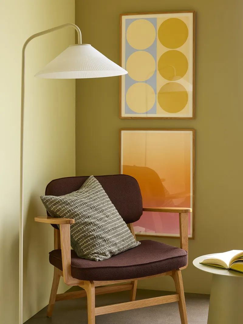 Hübsch Haze Sessel in Braun und Naturfarben, 80 × 64 × H 71 cm, Ansicht 9