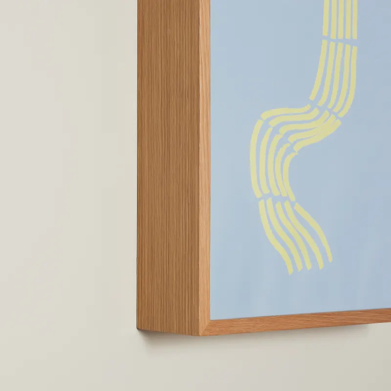 Hübsch Hello Bilderrahmen in Naturfarben, 32 × 10 × H 44 cm, Ansicht 2
