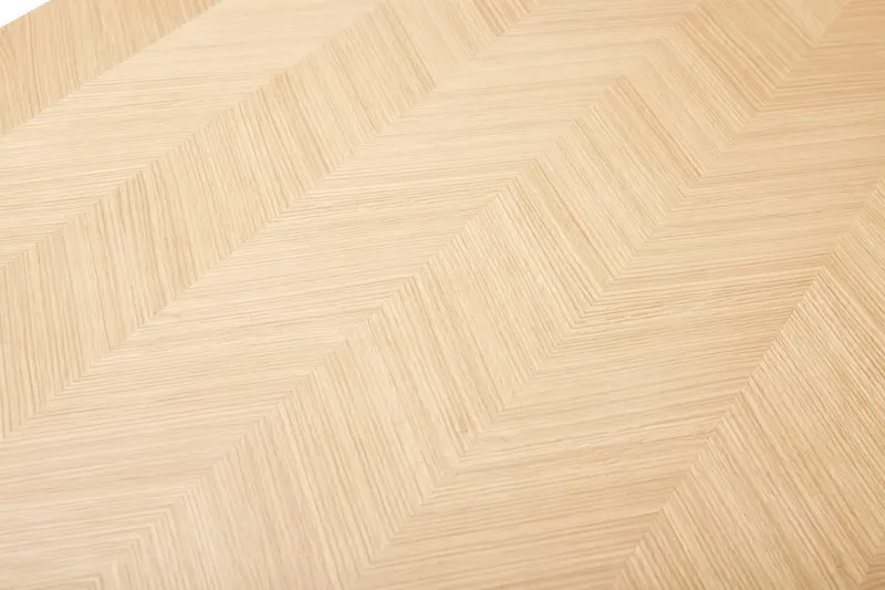 Hübsch Herringbone Esstisch in Naturfarben, 200 × 100 × H 75 cm, Ansicht 4