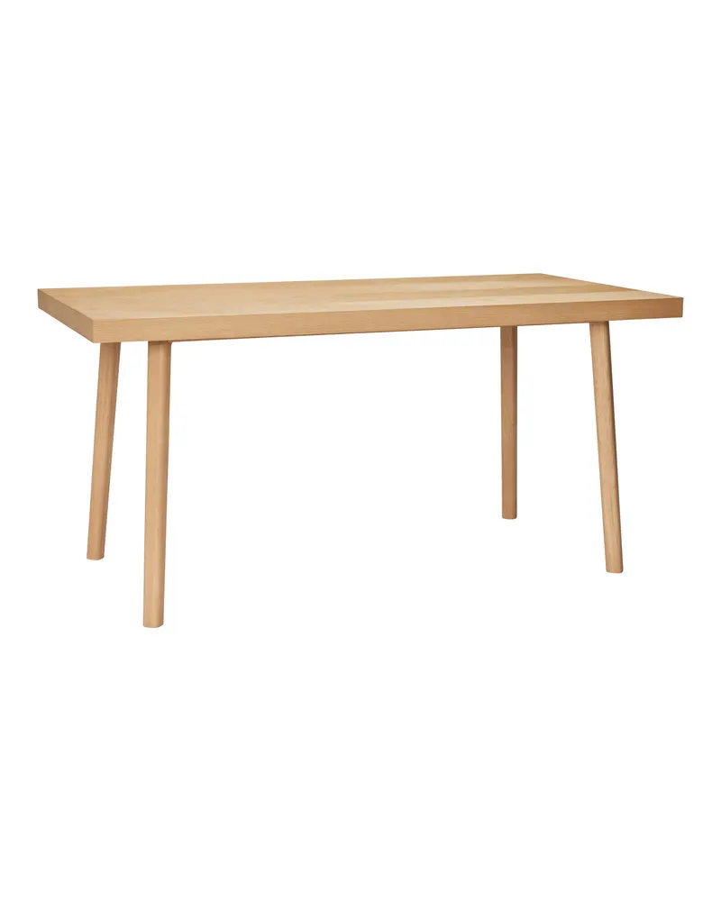 Hübsch Herringbone Esstisch in Naturfarben, 160 × 80 × H 75 cm, Ansicht 1