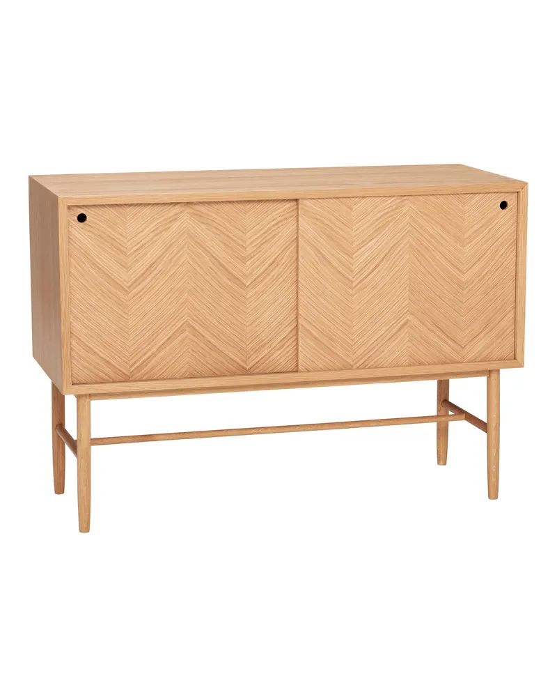 Hübsch Herringbone Kommode in Naturfarben, 100 × 40 × H 70 cm, Ansicht 1