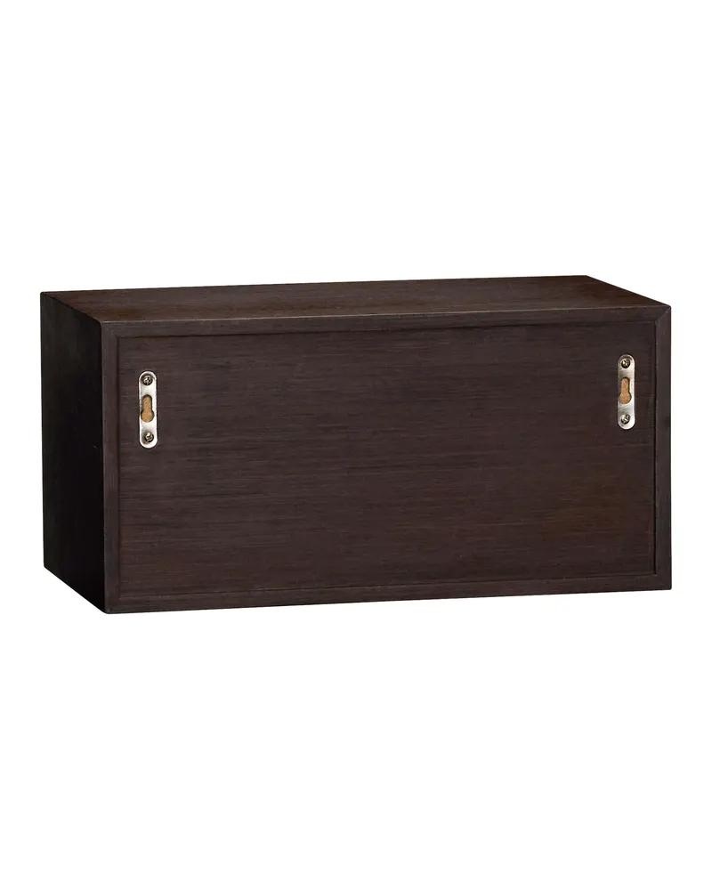 Hübsch Herringbone Regal in Braun, 40 × 20 × H 20 cm, Ansicht 3