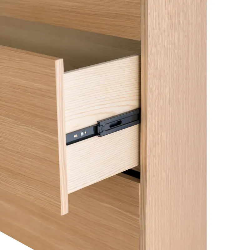 Hübsch Hide Kommode in Naturfarben, 80 × 41 × H 120 cm, Ansicht 2