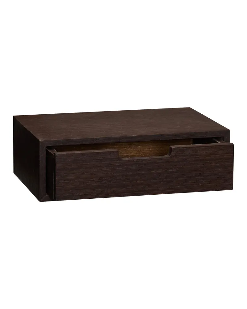 Hübsch Hide Aufbewahrung in Braun, 30 × 20 × H 10 cm, Ansicht 3