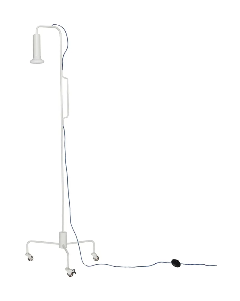 Hübsch Ido Stehlampe in Hellgrau, 54 × 31 × H 154 cm, Ansicht 1