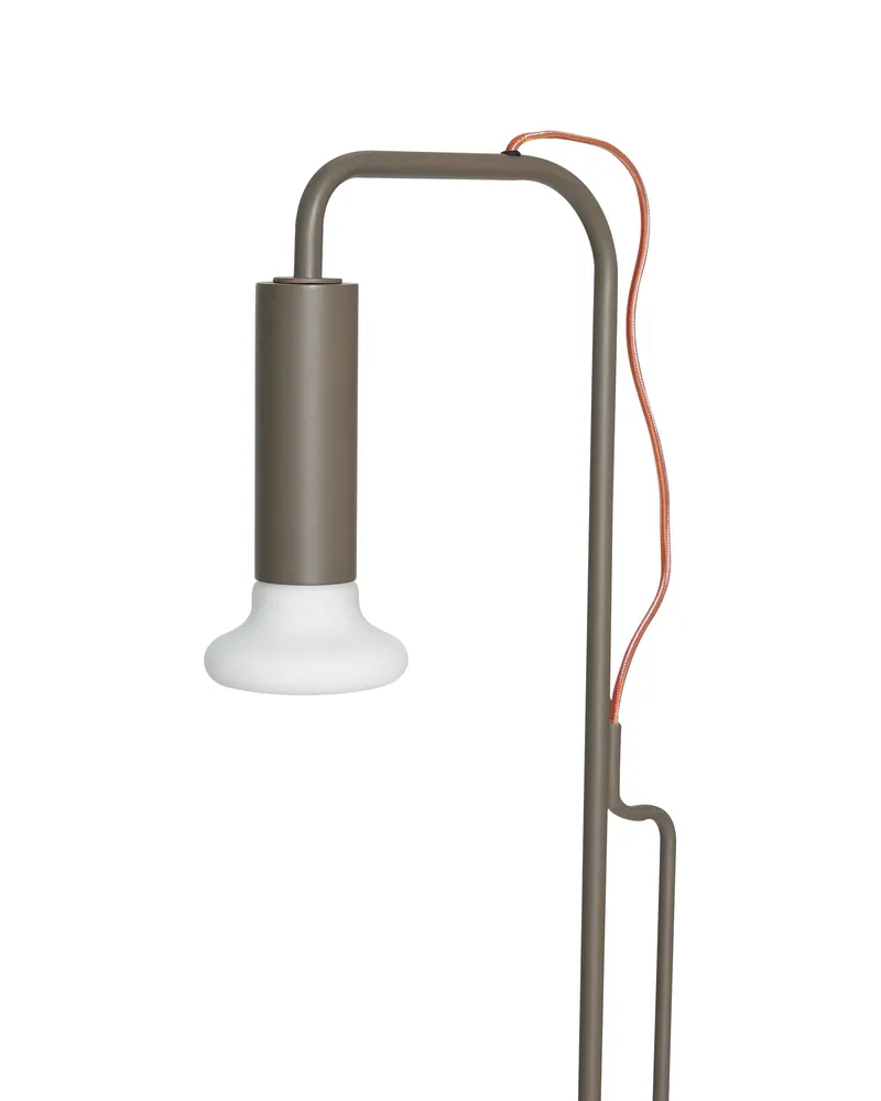 Hübsch Ido Stehlampe in Braun, 54 × 31 × H 154 cm, Ansicht 2