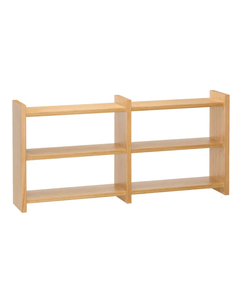 Kant Regal mit Eichenfurnier in Naturfarben, FSC®-zertifiziert, Naturfarben