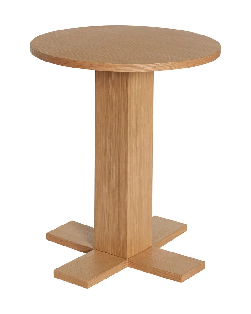 Hübsch Koohi Beistelltisch in Naturfarben, Ø 45 × H 50 cm, Ansicht 2