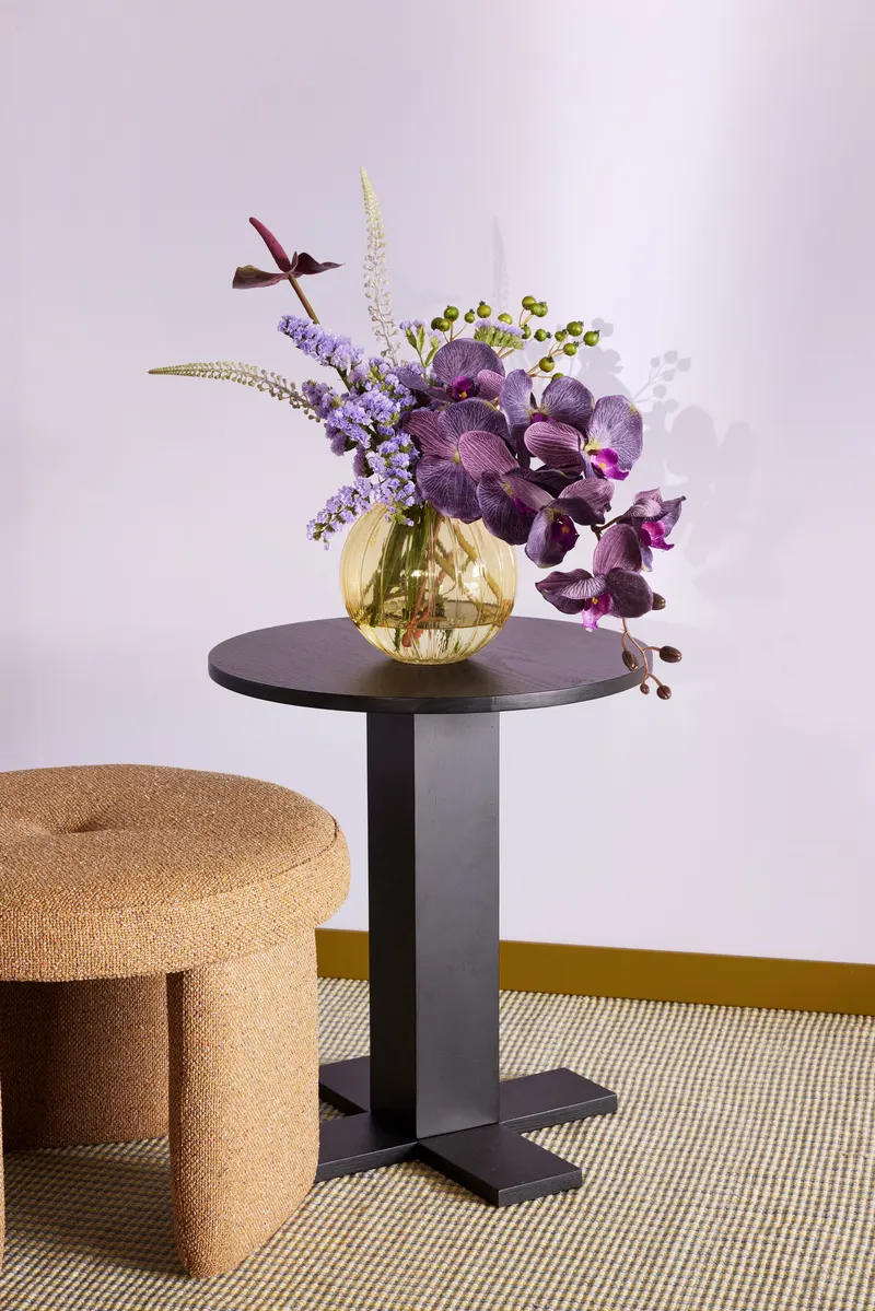 Hübsch Koohi Beistelltisch in Schwarz, Ø 45 × H 50 cm, Ansicht 8