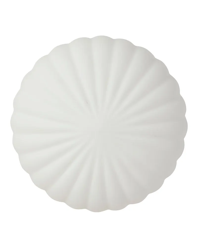 Hübsch Kumu Wandleuchte in Messingfarben und Weiß, Ø 25 × H 15 cm, Ansicht 2