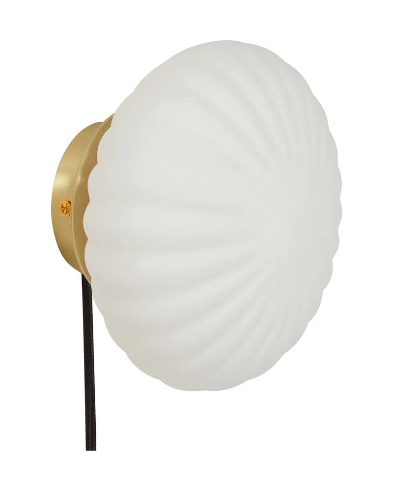 Kumu Wandleuchte aus Glas und Eisen