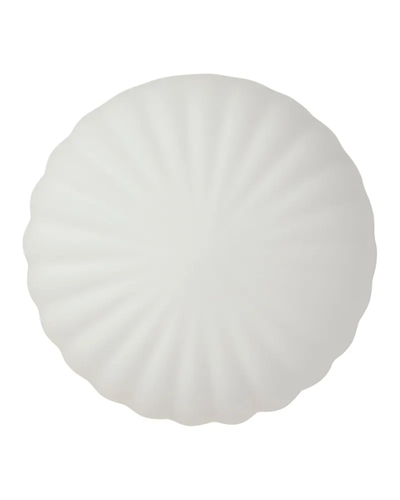 Hübsch Kumu Wandleuchte in Messingfarben und Weiß, Ø 18 × H 12 cm, Ansicht 2