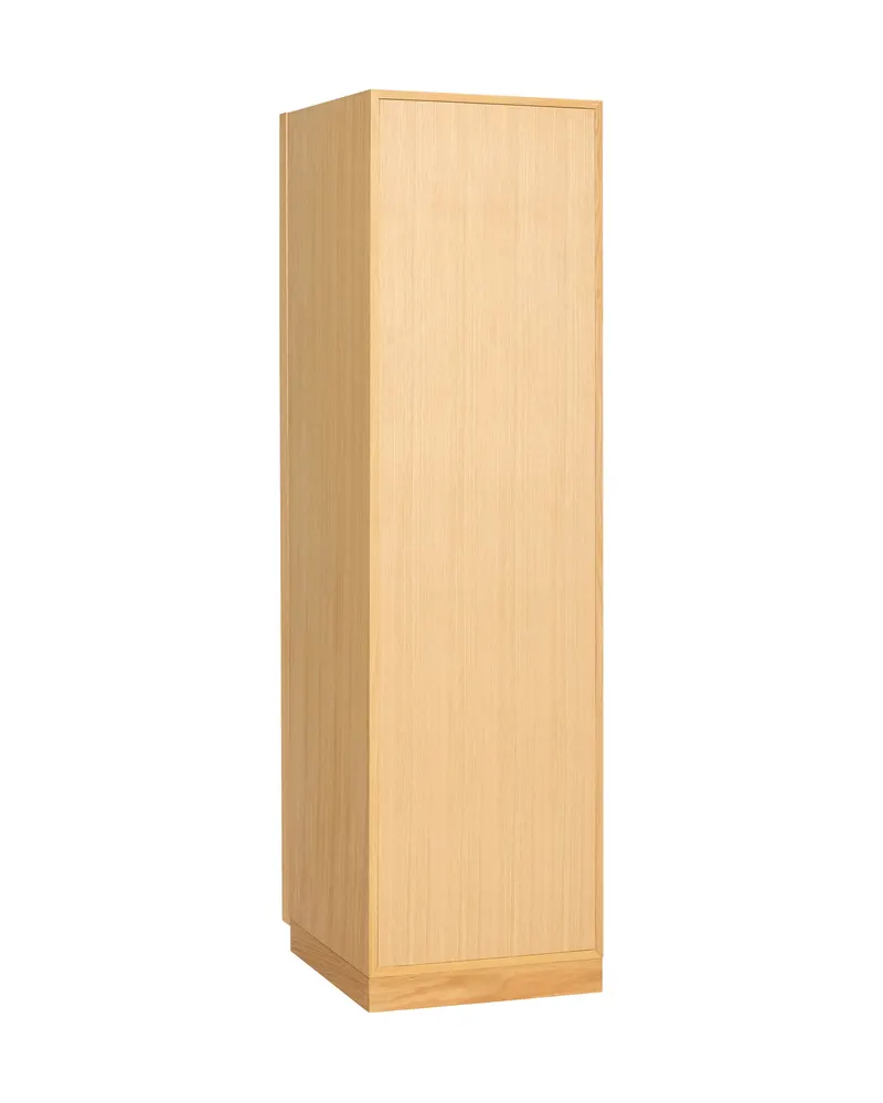 Hübsch Kura Kleiderschrank in Naturfarben, 50 × 55 × H 181 cm, Ansicht 3