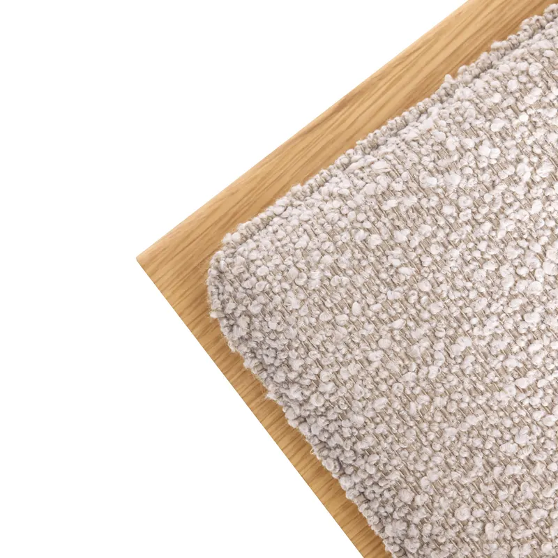 Hübsch Layer Sitzbank in Hellgrau und Naturfarben, 132 × 40 × H 47 cm, Ansicht 5