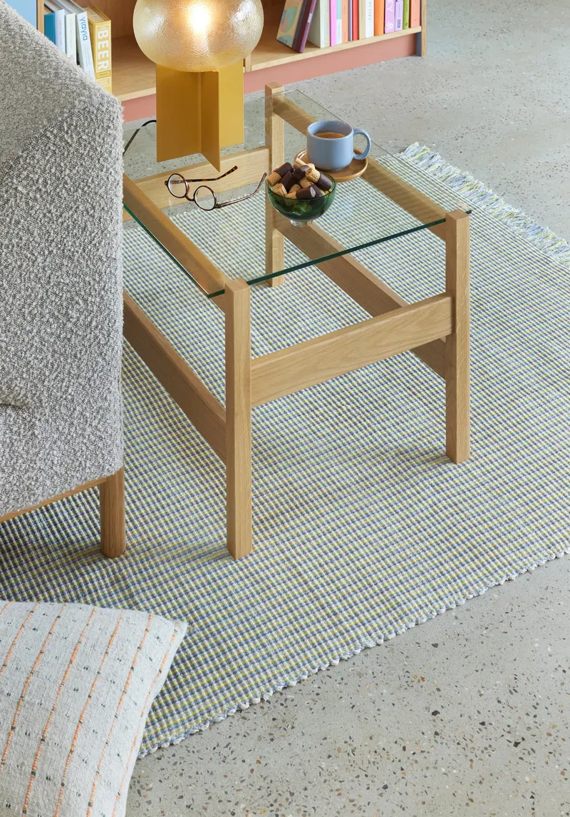 Hübsch Ledge Beistelltisch in Naturfarben, 66 × 52 × H 45 cm, Ansicht 8