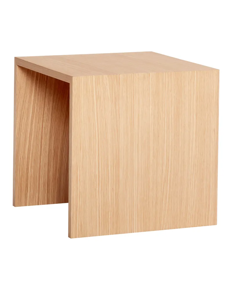 Hübsch Less Beistelltisch in Naturfarben, 40 × 40 × H 40 cm, Ansicht 2