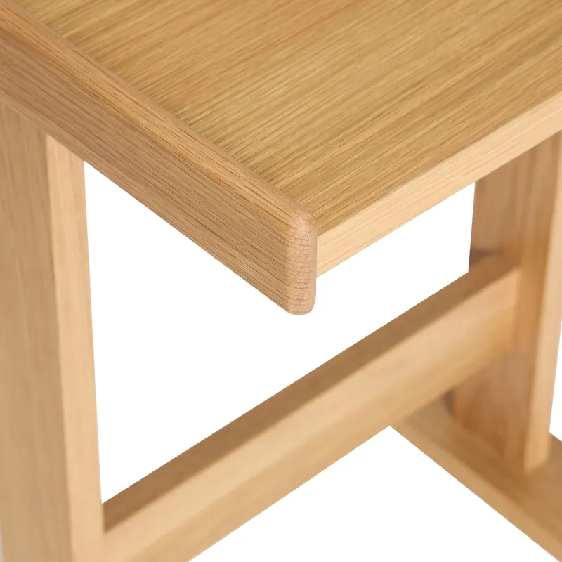 Hübsch Less Beistelltisch in Naturfarben, 48 × 35 × H 65 cm, Ansicht 5