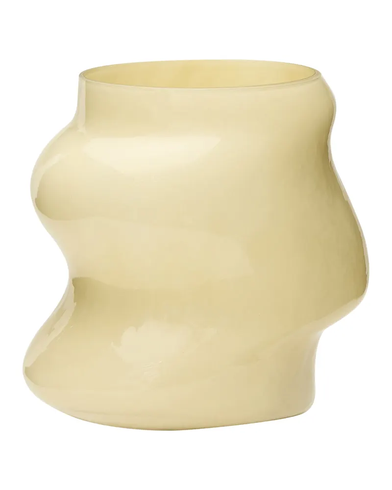 Lote Vase aus Glas, Grau