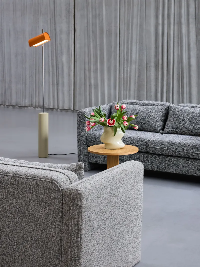 Hübsch Soba Sofa in Dunkelgrau, 178 × 84 × H 73 cm, Ansicht 4