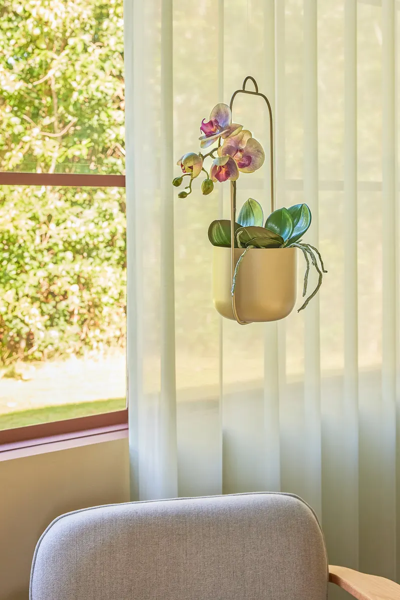 Hübsch Lotus Pflanzgefäßset in Khaki, Ø 16 × H 44 cm, Ansicht 4