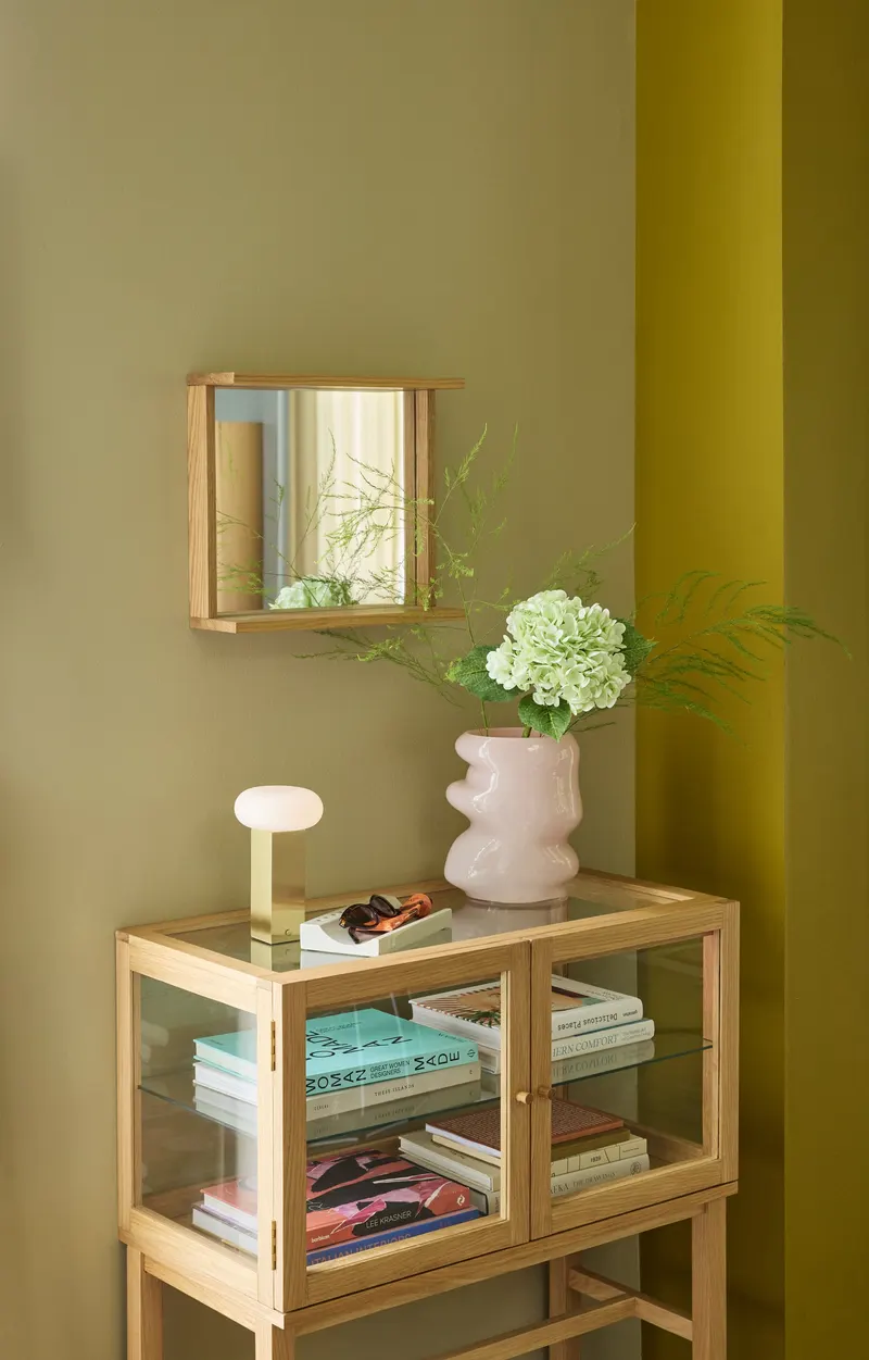 Hübsch Base Spiegel in Naturfarben, 35 × 12 × H 50 cm, Ansicht 4