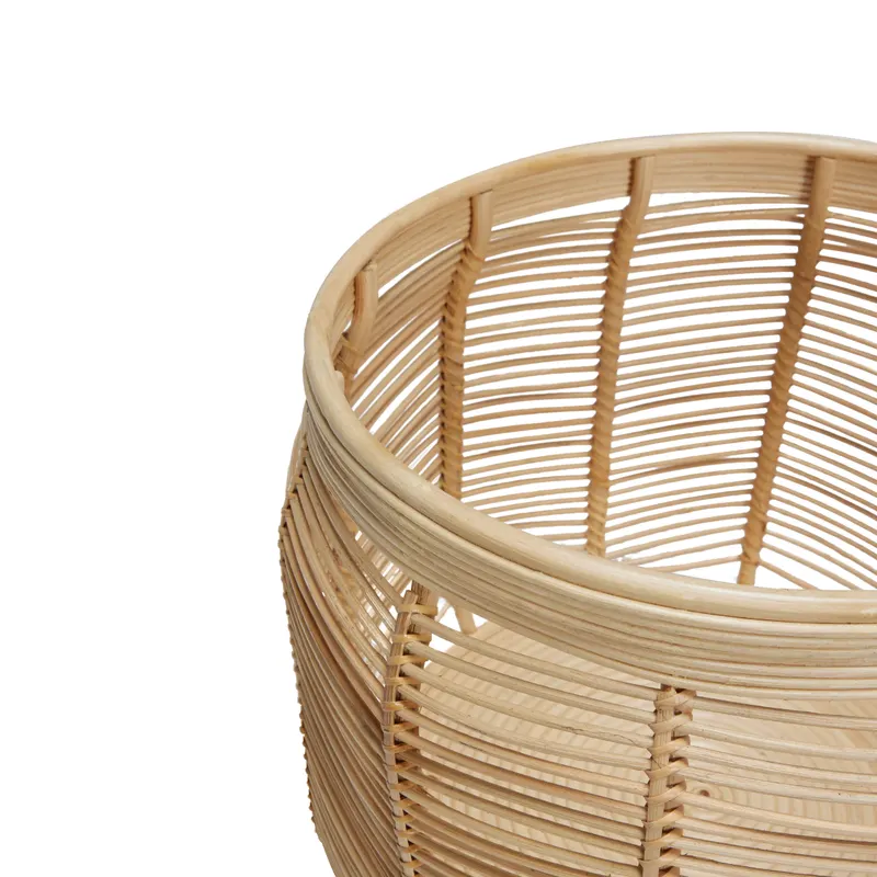 Hübsch Luna Korbset in Naturfarben, Ø 34 × H 30 und Ø 44 × H 34 cm, Ansicht 3