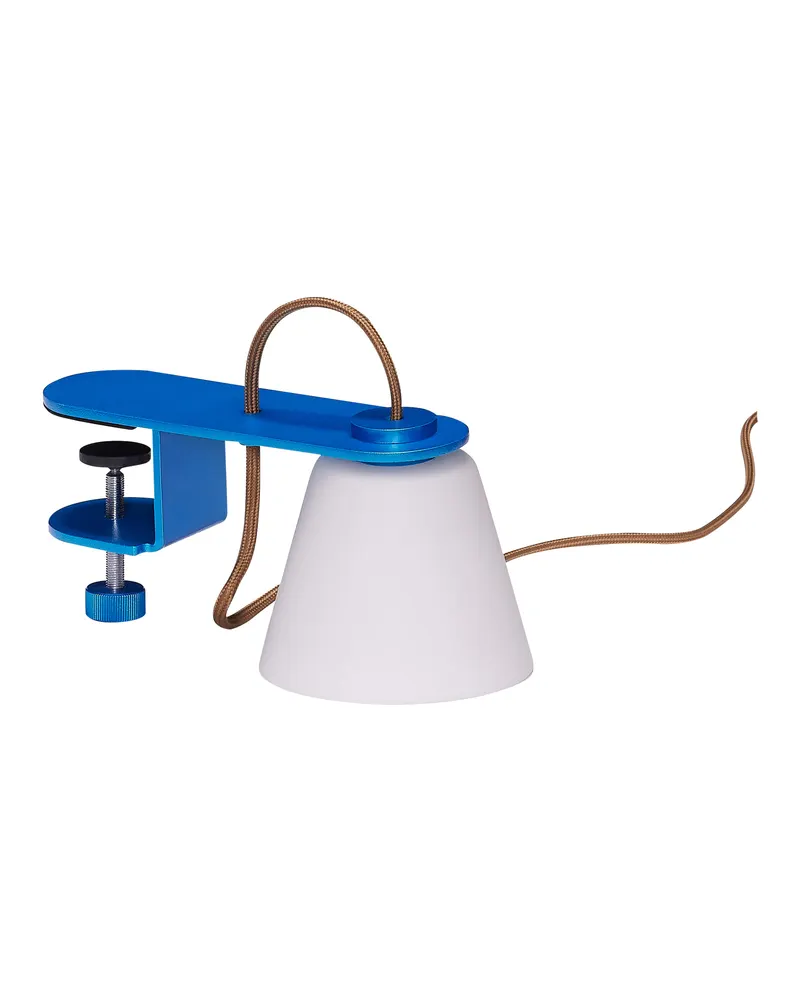 Hübsch Lure Wandleuchte in Blau, 23 × 11 × H 11 cm, Ansicht 1