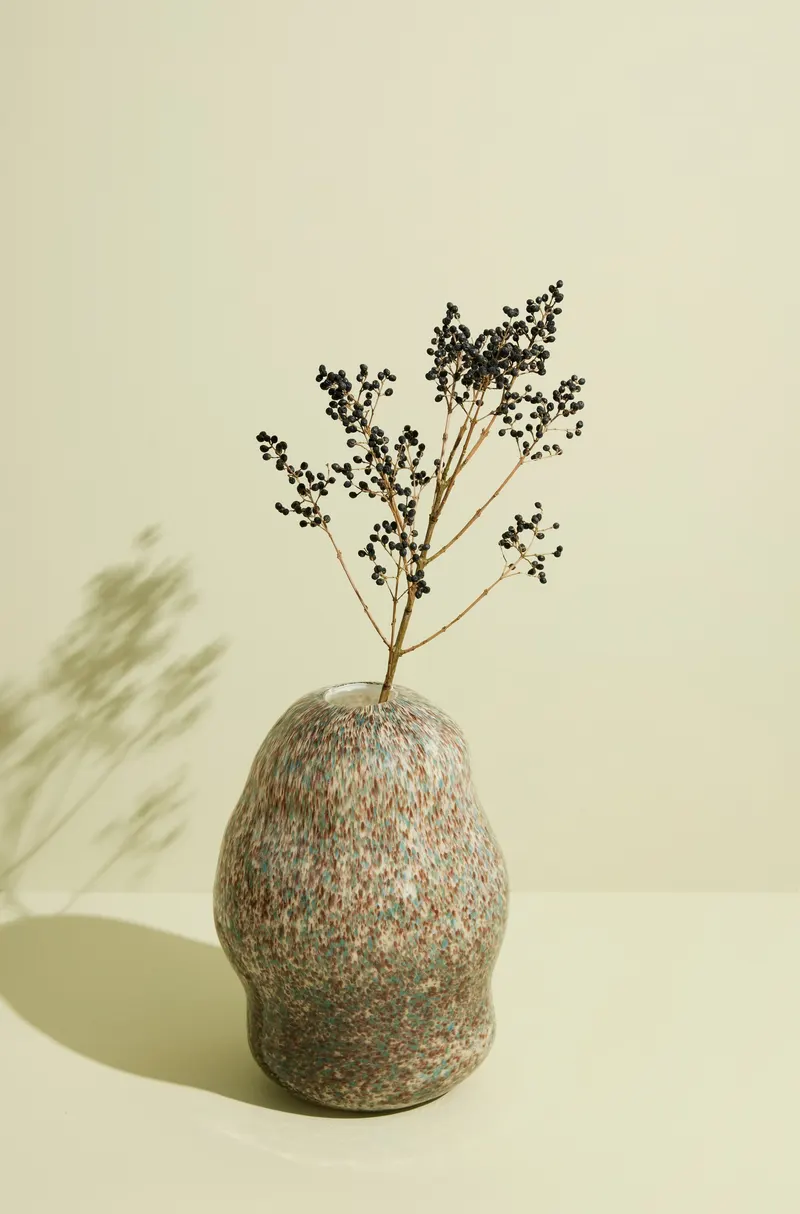 Hübsch Miro Vase in Woods, Ø 20 × H 29 cm, Ansicht 4