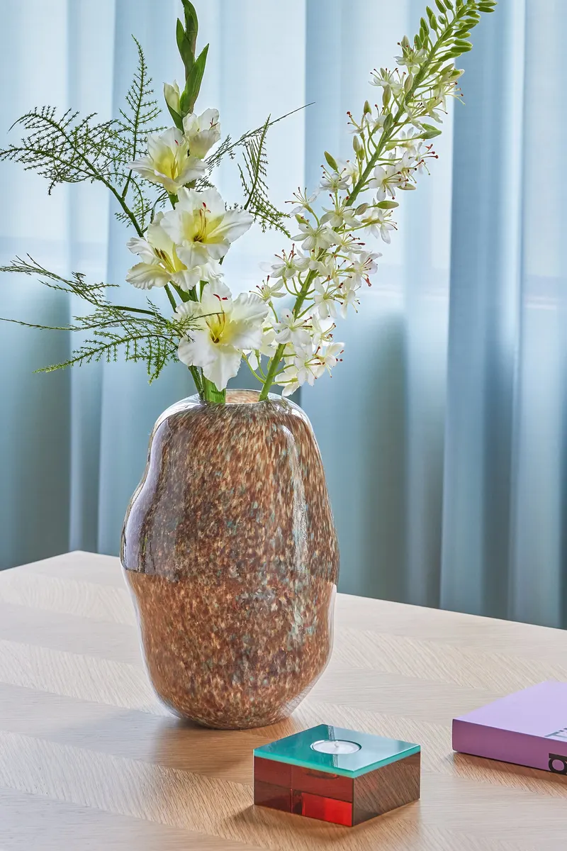 Hübsch Miro Vase in Woods, Ø 20 × H 29 cm, Ansicht 7