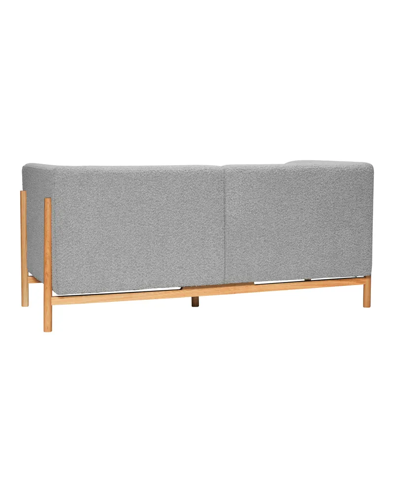 Hübsch Moment Sofa in Grau, 182 × 89 × H 80 cm, Ansicht 3