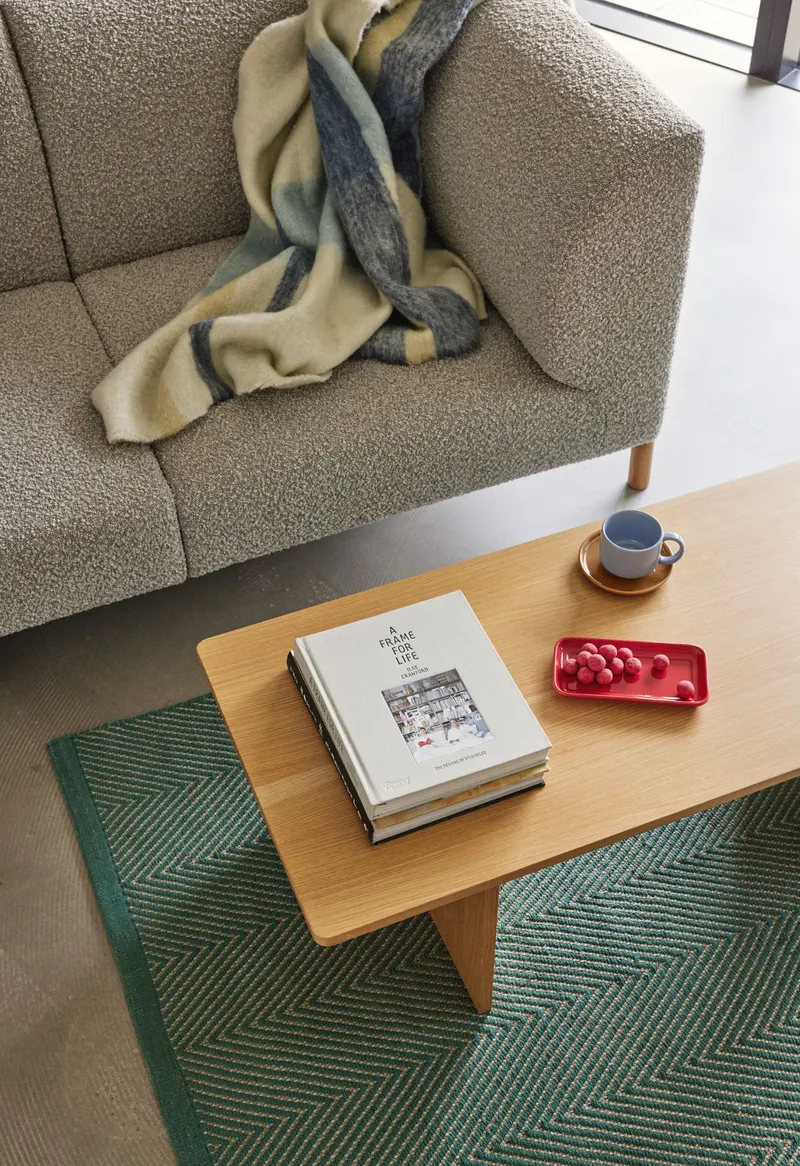 Hübsch Moment Sofa in Grau, 257 × 89 × H 80 cm, Ansicht 10
