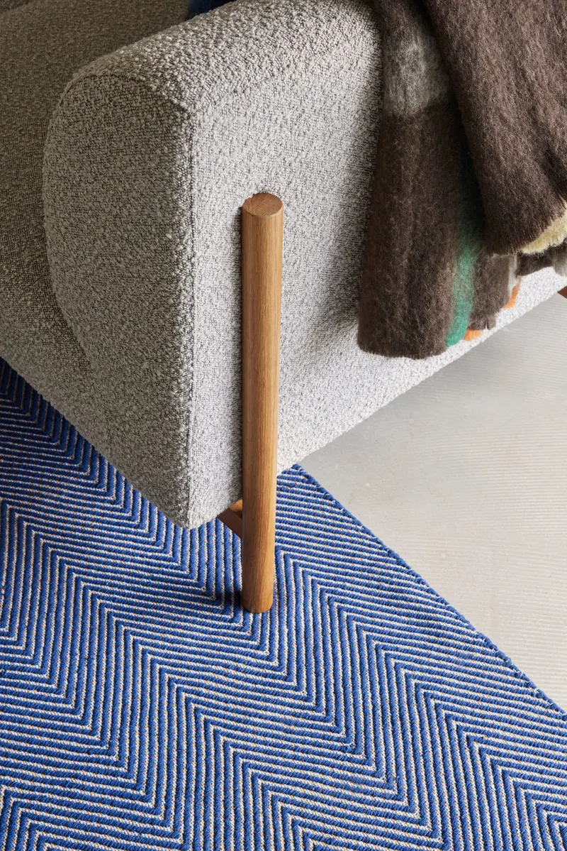 Hübsch Moment Sofa in Grau, 257 × 89 × H 80 cm, Ansicht 7