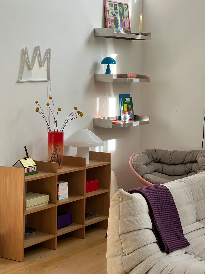 Hübsch Momentum Sideboard in Naturfarben, 120 × 31 × H 70 cm, Ansicht 13