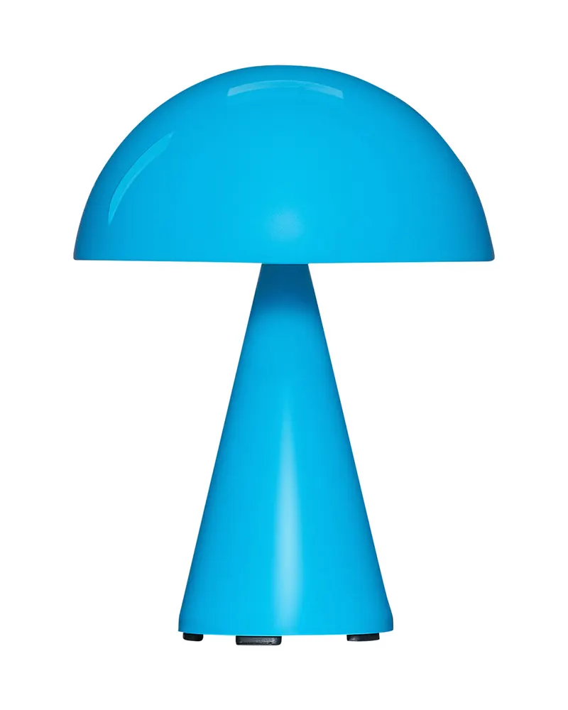 Hübsch Mush Akku-Tischleuchte in Blau, Ø 15 × H 20 cm, Ansicht 2