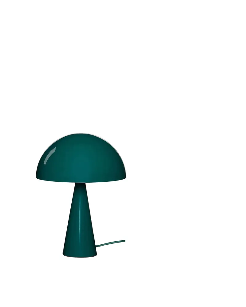 Hübsch Mush Tischleuchte in Dunkelgrün, Ø 25 × H 34 cm