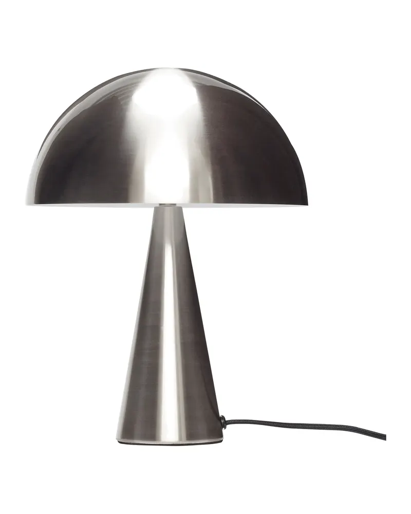 Hübsch Mush Tischleuchte in Gebürstetes Nickel, Ø 25 × H 33 cm, Ansicht 2