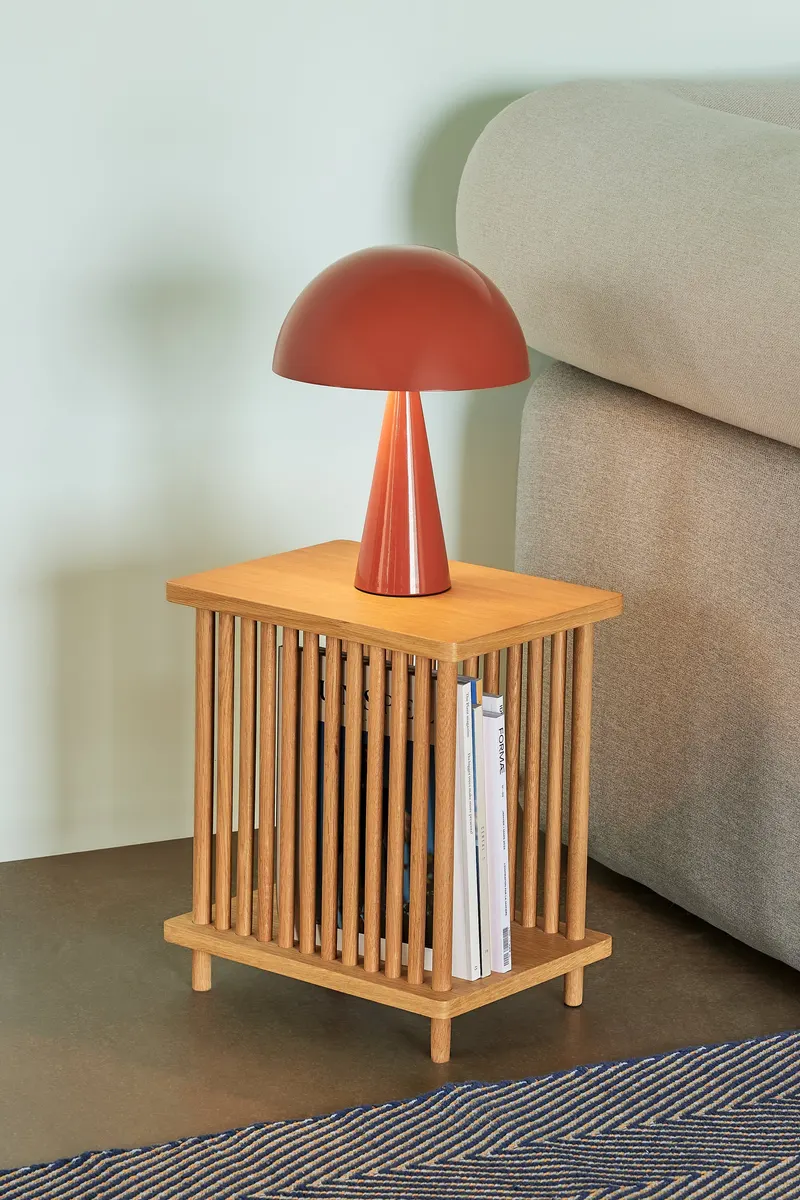 Hübsch Mush Tischleuchte in Rot, Ø 25 × H 33 cm, Ansicht 10