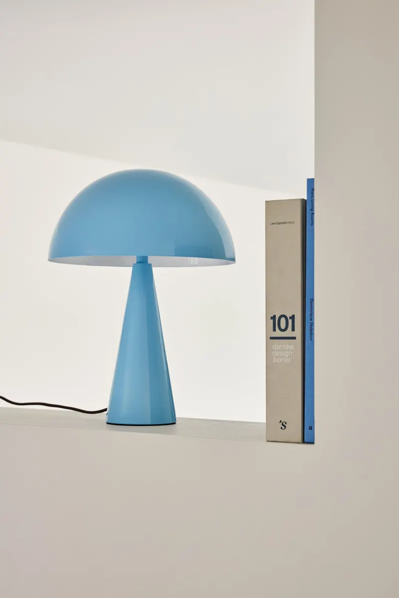 Hübsch Mush Tischleuchte in Hellblau, Ø 25 × H 33 cm, Ansicht 2
