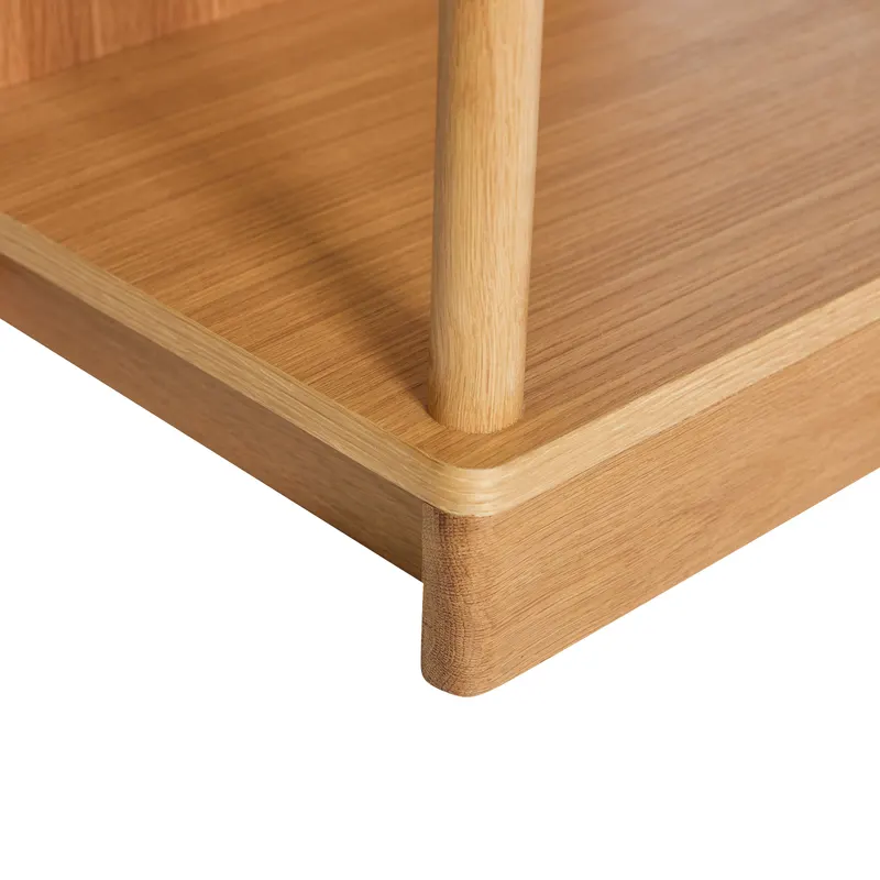 Hübsch Noblesse Regal in Naturfarben, 43 × 37 × H 180 cm, Ansicht 3