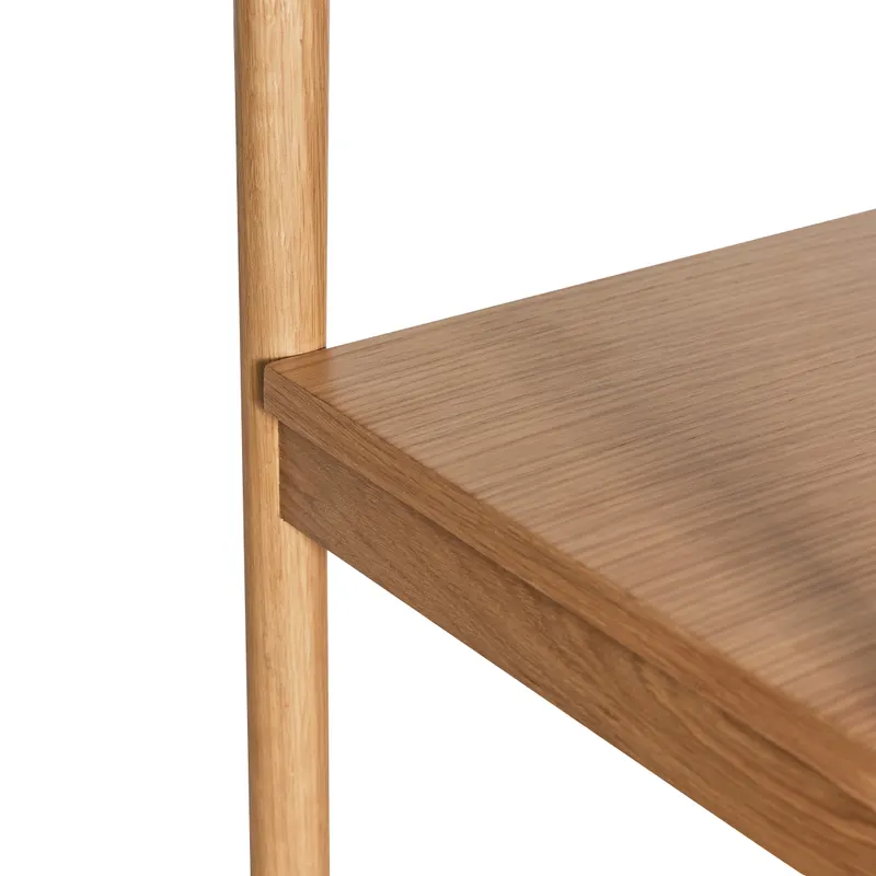 Hübsch Noblesse Regal in Naturfarben, 43 × 37 × H 180 cm, Ansicht 4